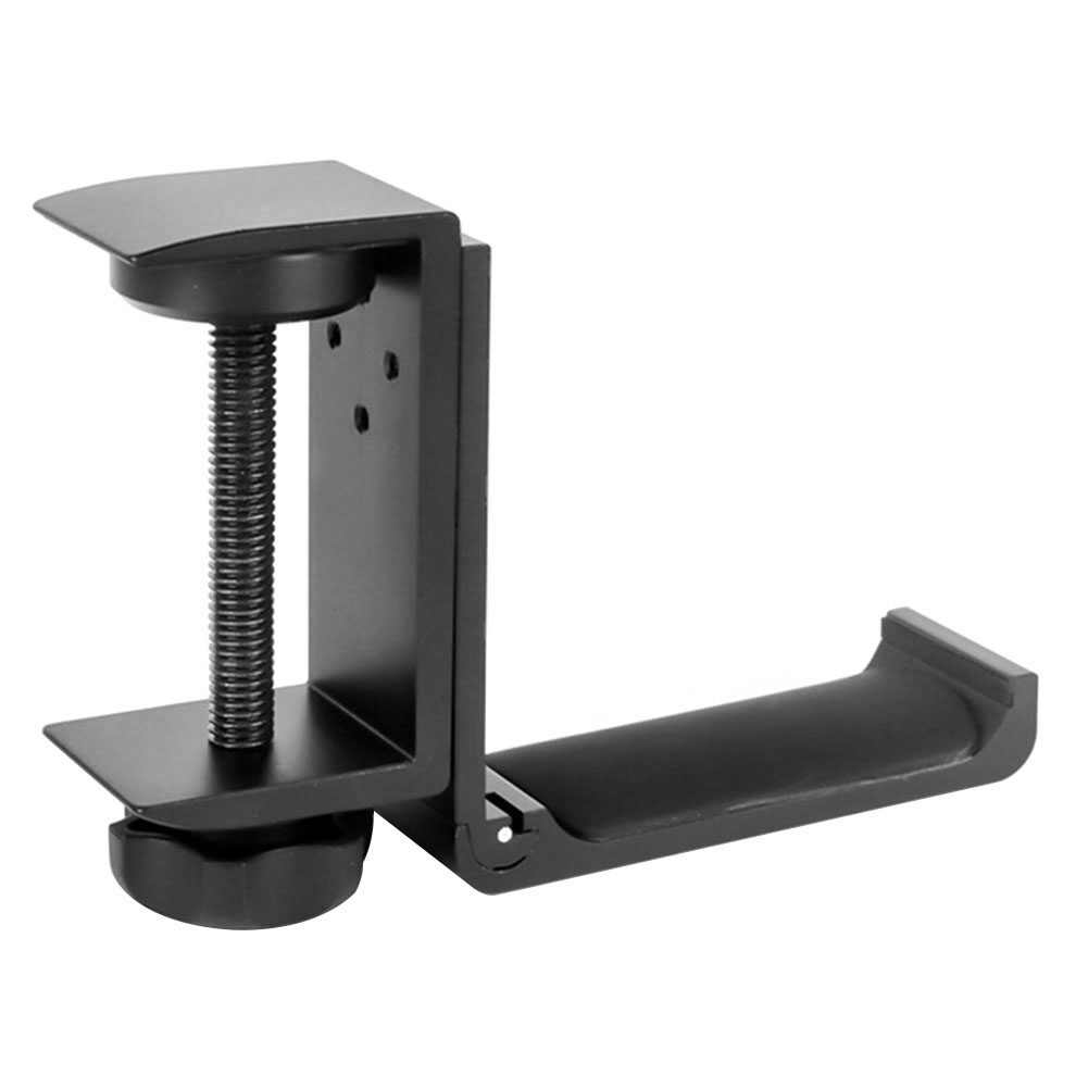 Aluminum Alloy Headset Holder Adjustable Foldable Headphone Hanger Bracket